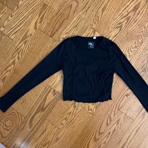 Snall, black long sleeve shirt from PacSun.